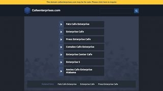 Cafe Enterprises Inc