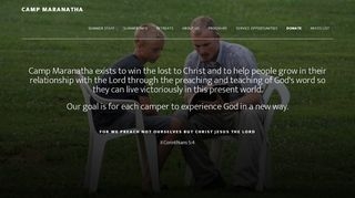 Camp Maranatha Inc